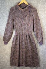 Handmade Wollmischung Kleid