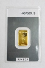 Goldbarren 5 Gramm HERAEUS