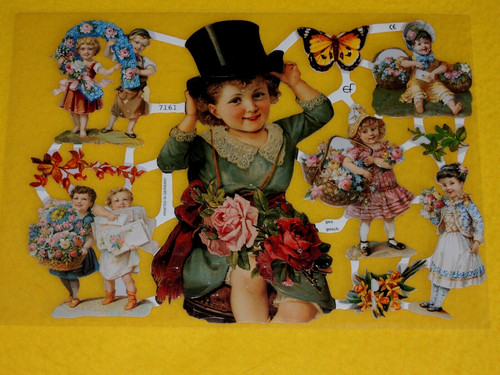 Poesiebilder oblaten kinder - 1x,