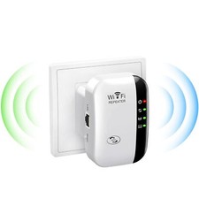 WiFi Repeater mit LAN Anschluss 2,4GHz WiFi Extender Booster mit Router/AP Modus