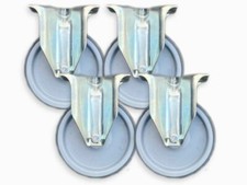 TENTE Bockrolle Lenkrolle Rolle Rollen Schwerlastrolle Transportrolle Ø 125 mm