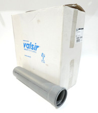 10x Valsir HT Abflussrohr mit Steckmuffe und Gummidichtung DN 110 x 500