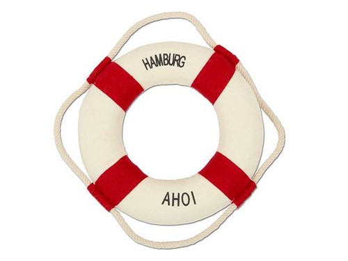 Deko rettungsring hamburg - deko-rettungsring, "hamburg