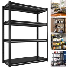 Verstellbares Metallregal 3–5 Ebenen 160x80x40 cm – Lagerregal