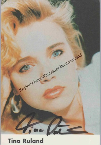 Original autogramm tina ruland - original,