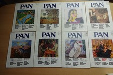 8 PAN Kunstzeitschriften 5/1980 - 12/1980 8 Hefte + Schuber  s.Fotos