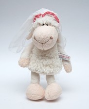 NICI Schaf Lamm Jolly Mäh Braut mit Schleier 25 cm Just married