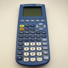 TI 82 Stats Taschenrechner Texas Instruments Schule Studium blau