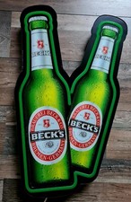 Beck's Leuchtkasten 71cm Werbung Reklame Bar Retro Vintage Loft *Nur Abholung*