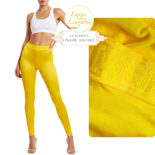 Satin luxe leggings - satin, de
