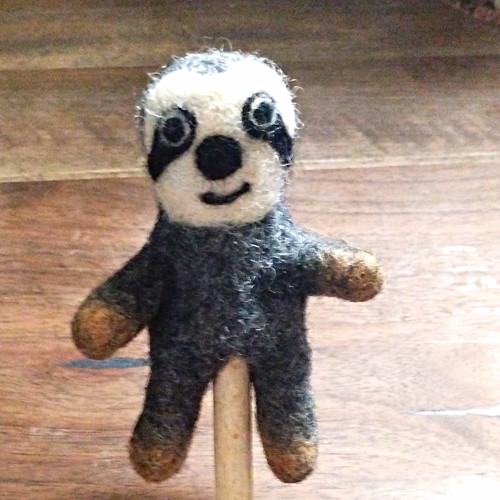 Fingerpuppe tierfigur aus filz - fingerpuppe,