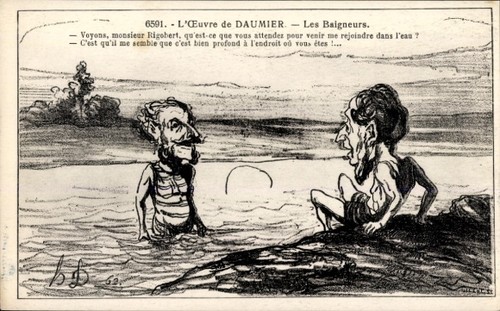 Künstler cpa daumier les - künstler,