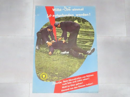 Plakat deutsche bundesbahn - db,