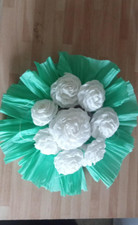 Blumengesteck tisch deko Krepp