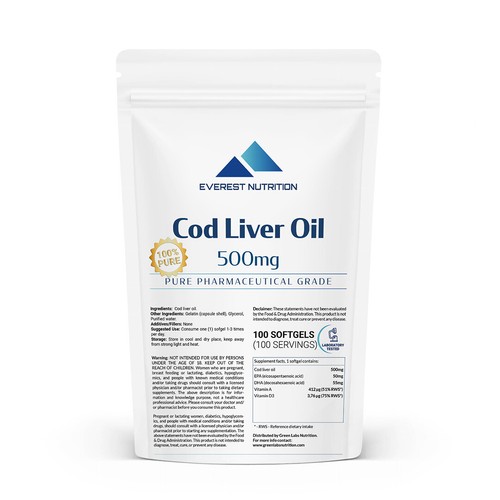 Kabeljau lebertran öl softgel - kabeljau,