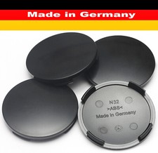 4x N32 Nabenkappen Felgendeckel 64 mm Rial Alutec Anzio schwarz 
