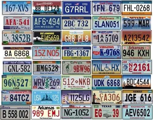 Los von usa autokennzeichen - los,