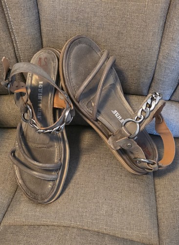 Damen leder sandalen - damen,