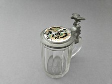 Studentika - Bierkrug "Württembergia Hohenheim". Widmung, dat. 1893/94.