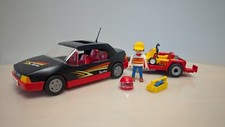 Playmobil 4442 PKW mit Gokart und Figur, gebraucht, Zustand gut