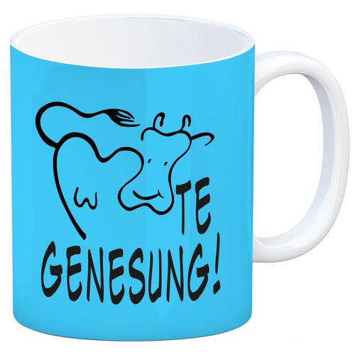 Kuhte genesung kaffeebecher - genesung,