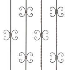 Schmiedeeisen Zaunstab 12x12mm