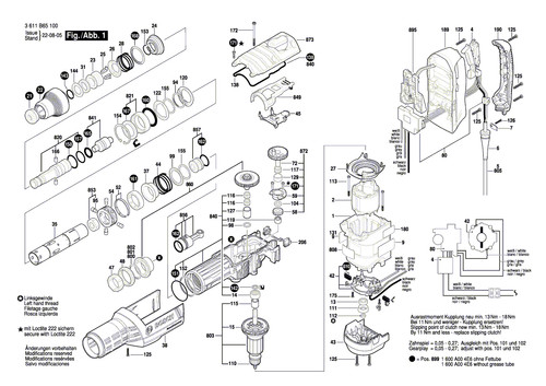 Bosch ersatzteile für gbh - ersatzteile,