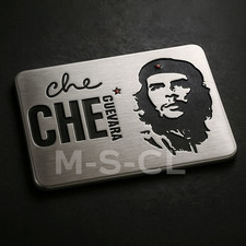 Che Guevara Metall Aufkleber KFZ Emblem Auto Sticker Logo Aluminium 8×5 cm