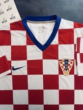 Top Original Kroatien 2008 Größe L Heim Fußball Trikot