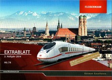 FLEISCHMANN H0 & N – ROCO H0 EXTRABLATT 2. Halbjahr 2014 mit PREISANGABEN!