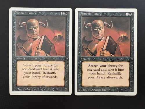 Mtg demonic tutor - tutor, |