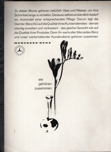 Mercedes werbeanzeige werbung - mercedes,
