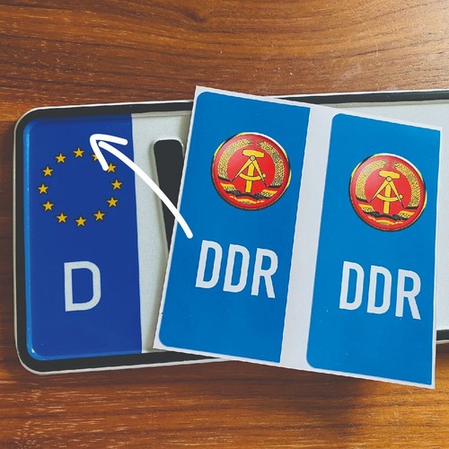 Feld aufkleber ddr - eu,