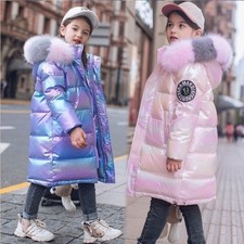 Kinder Mädchen Winterjacke