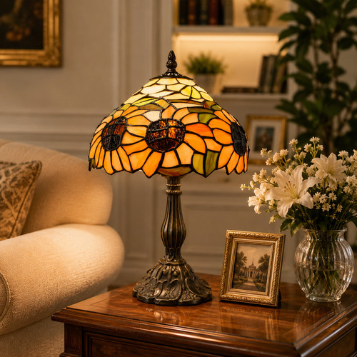 Handgefertigte florale tiffany - handgefertigte,