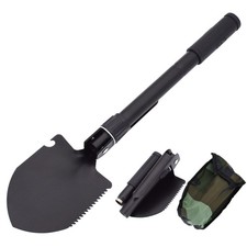 Klappspaten mit Kompass und