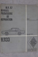 Renault R.1133 Caravelle  MANUEL DE REPARATION Reparaturhandbuch - Juni 1963
