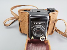 Perfekta Kamera Achromat 1:7.7 1-80 mm braune Tasche Retro VEB Rheinmetall