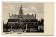 488- Emden Rathaus 1938 mit Landpoststempel Osterhusen