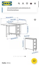 IKEA Norden Esstisch, Birke