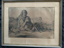 A. Paul Weber Lithographie