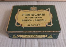 Zigaretten Dose antik - Sleipner Hoflieferant Baden-Baden