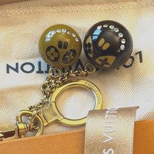 Louis Vuitton Schlüsselanhänger, Taschenanhänger Jack & Lucy M65376 braun-gold