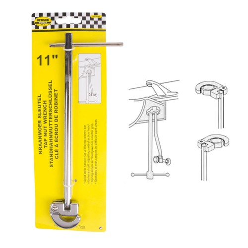 Standhahnmutterschlüssel - , 11"