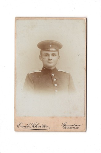 Cdv foto soldatenportrait - foto,