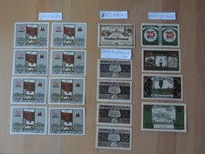 Sammlung- Notgeld, Jessnitz, Ilsenburg, Bad Suderode, Königsaue