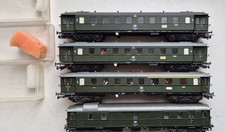 Konvolut Liliput H0 285xx  DB 3*Personenwagen 2.Kl u 1./2.Kl + 1*Packwagen