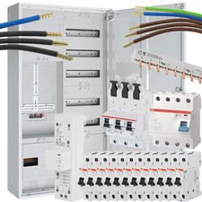 3-Punkt Komplett-Zählerschränke APZ/FI/12x B16, ÜS Kombiableiter, SLS nach Wahl