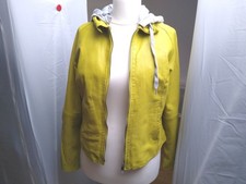 Lederjacke zitronengelb