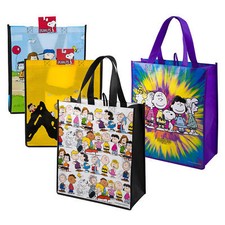 Snoopy Peanuts Einkaufstaschen: 39x33x15cm Shopper Linus Charlie Sally Woodstock
